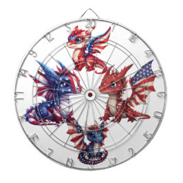 patriottische draak dartbord