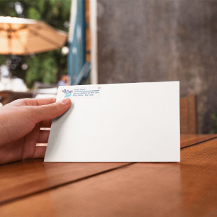 Patriottische draak met ballonnen en Amerikaanse v Etiket