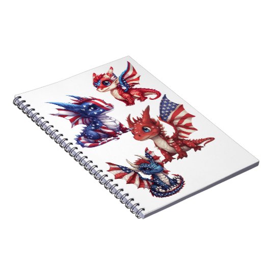 patriottische draak notitieboek (Rechterzijde)