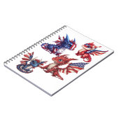 patriottische draak notitieboek (Linkerzijde)