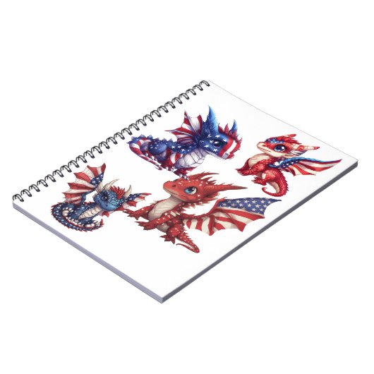patriottische draak notitieboek (Linkerzijde)