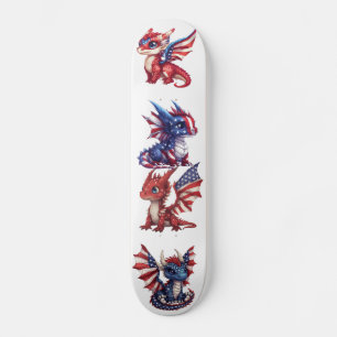 Patriottische Draak Persoonlijk Skateboard