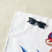 patriottische draak strandlaken (In situ)