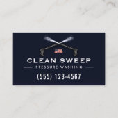 Patriottische druk wassen visitekaartje (Voorkant)