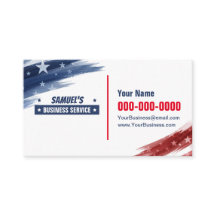 Patriottische dubbelzijdige kleine Visitekaartjes