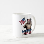 Patriottische duimen omhoog Beer Mok – Fun America (Voorkant rechts)