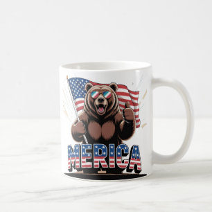 Patriottische duimen omhoog Beer Mok – Fun America