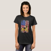 patriottische duitse herder - amerikaanse vlag 4e t-shirt (Voorkant volledig)