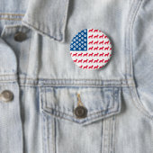 Patriottische Duitse herders Ronde Button 5,7 Cm (In situ)