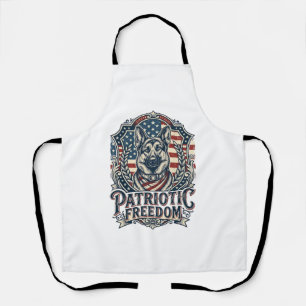 Patriottische Duitse Herders Vector Grafische T-sh Schort