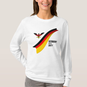 Patriottische Duitse vlag, Duitsland Dag van de Ee T-shirt