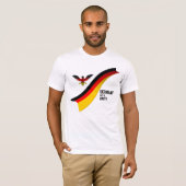 Patriottische Duitse vlag, Duitsland Dag van de Ee T-shirt (Voorkant volledig)