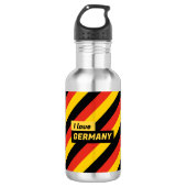 Patriottische Duitse vlag Waterfles (Voorkant)