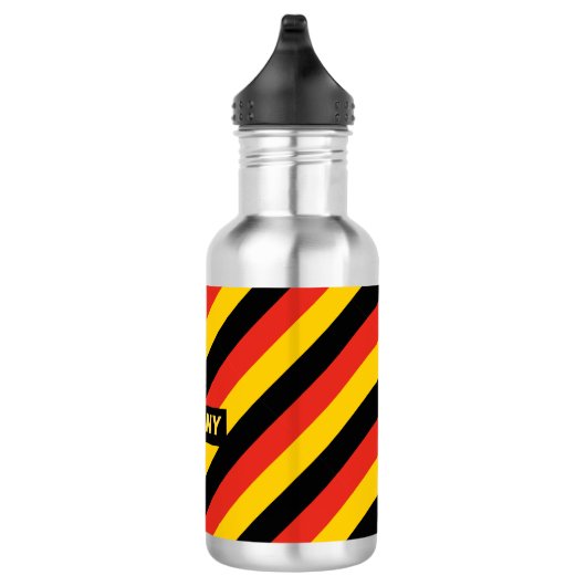 Patriottische Duitse vlag Waterfles (Rechts)