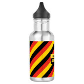 Patriottische Duitse vlag Waterfles (Links)