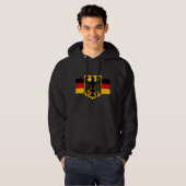 Patriottische Duitsland Hoodie, Duitse Vlag /Deuts Hoodie (Voorkant volledig)