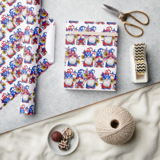 Patriottische Dwergen Cadeaupapier (Crafts)