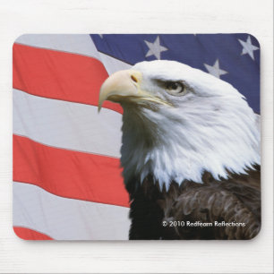 Patriottische Eagle-American Flag Muismat