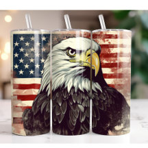 Patriottische Eagle Design Thermische Tumbler