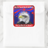 Patriottische Eagle en Sterren Stickers (Tas)
