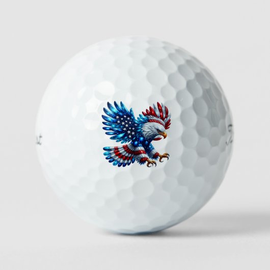 Patriottische Eagle Golf Ballen (Voorkant)