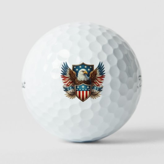 Patriottische Eagle Golf Ballen (Voorkant)