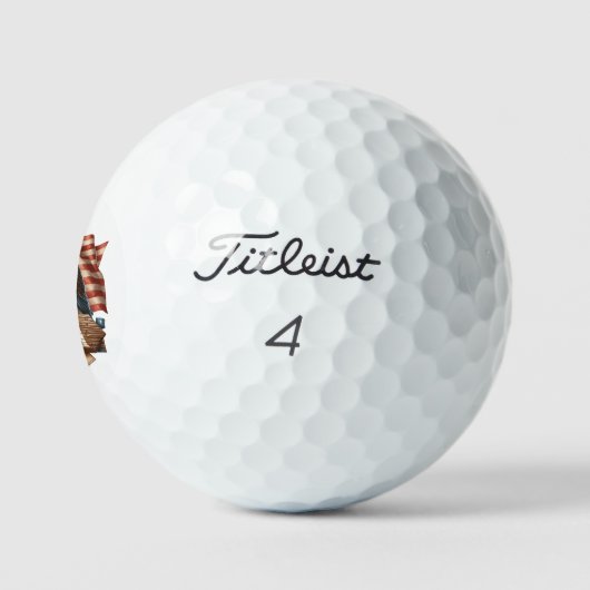 Patriottische Eagle Golf Ballen (Logo)