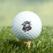 Patriottische Eagle Golfballen (Insitu Shirt)