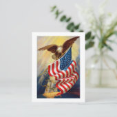 Patriottische Eagle Kaart (Staand voorkant)