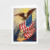 Patriottische Eagle Kaart (Voorkant)