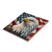 Patriottische Eagle Keramische Tegel Tegeltje (Zijkant)