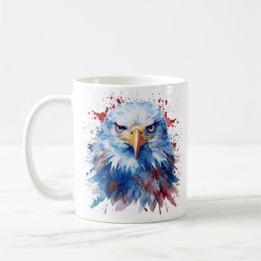 Patriottische Eagle Mok (Links)