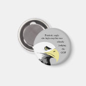 Patriottische Eagle Politieke Humor Funny Gift Ide Magneet (Voorkant / Achterkant)