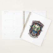 Patriottische Eagle Schedel Zombie Apocalyps Planner (Display)