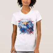 Patriottische Eagle T-Shirt (Voorkant)