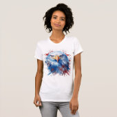 Patriottische Eagle T-Shirt (Voorkant volledig)
