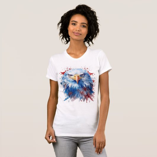 Patriottische Eagle T-Shirt (Voorkant volledig)