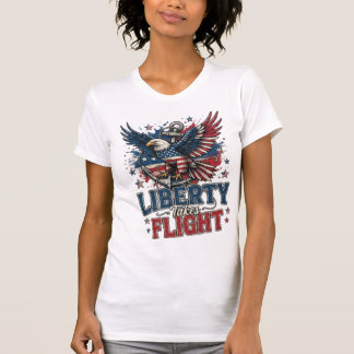 Patriottische Eagle T-shirt – Amerikaanse vlag Ste