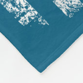 Patriottische echtgenoot Amerikaanse vlag trofee o Fleece Deken (Hoek)