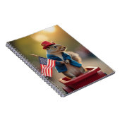 Patriottische eekhoorn notitieboek (Rechterzijde)