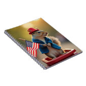 Patriottische eekhoorn notitieboek (Rechterzijde)