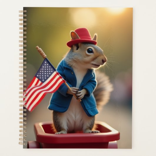 Patriottische eekhoorn planner (Voorkant)