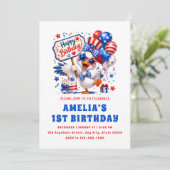 Patriottische Eend 1e Verjaardag Kaart (Staand voorkant)