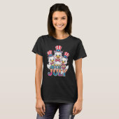 Patriottische Eend 4 juli 2026 T-shirt (Voorkant volledig)