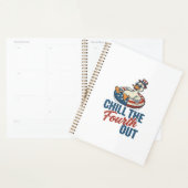 Patriottische Eend 4 juli Floatie T-shirt Ontwerp Planner (Display)