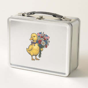 Patriottische Eendeling Bloemboeket Vintage T-shir