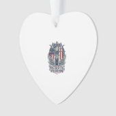 Patriottische Eendenjager Hond Vector Grafische T- Ornament (voorkant)