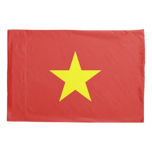 Patriottische eengemaakte Kussensloop vlag Vietnam (Achterkant)