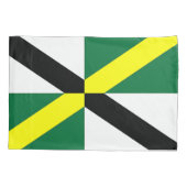 Patriottische eenpiloot met vlag van Monterey Kussensloop (Achterkant)