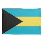 Patriottische eenpiloot vlag Bahama's Kussensloop (Achterkant)